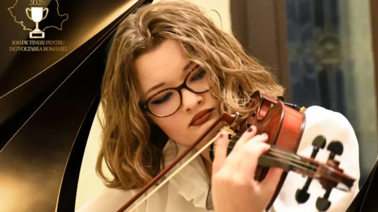 Maria Dura, tânăra violonistă inclusă în „100 de tineri pentru dezvoltarea României”